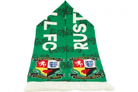 custom deluxe football scarf Rusthall FC 2nd design