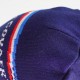 Custom beanie hat detail from top