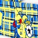 Deluxe HD football scarf Westerlo detail