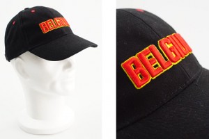 Custom cap with embroidered text