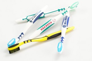 Custom printed toothbrushes