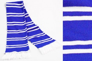 Custom summer scarf blue