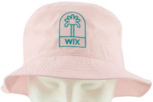 custom bucket hat pink